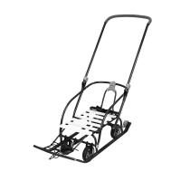 Санки Ника Nikki 3 черный (с механизмом выдвижных колесных шасси) N3/Ч фото