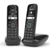 Тел. аппарат Gigaset AS690 DUO RUS черный АОН (L36852-H2816-S301) фото