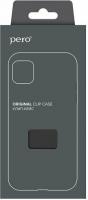 Чехол для Samsung A22 клип-кейс софт-тач PERO черный фото