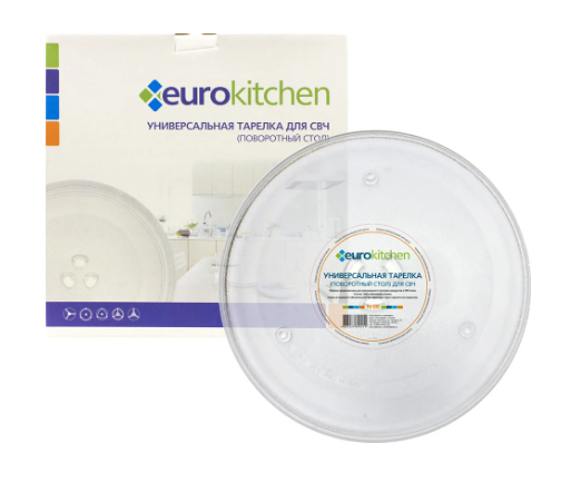 Тарелка для СВЧ EUROKITCHEN N-08 25,5см фото