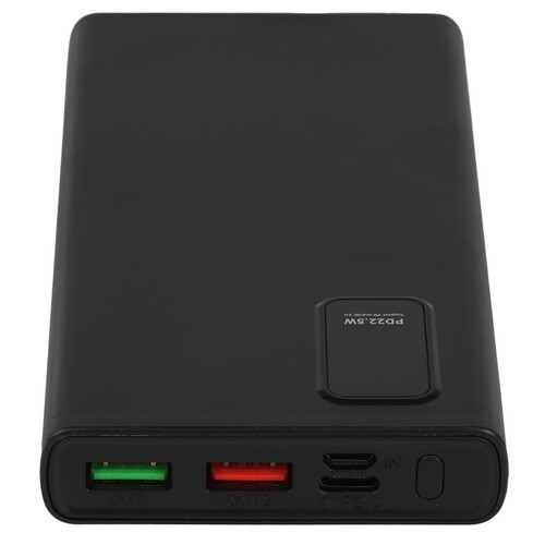 Внешний аккумулятор PERO PB05 10000 mAh черный (PB05BL) фото