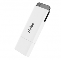 USB флеш-накопитель 256GB Netac U185 белый USB 3.2 (NT03U185N-256G-32WH) фото