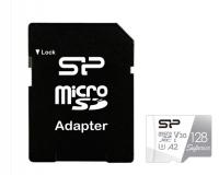 Карта памяти MicroSD 128GB Silicon Power SP128GBSTXDA2V20SP Superior + adapter фото