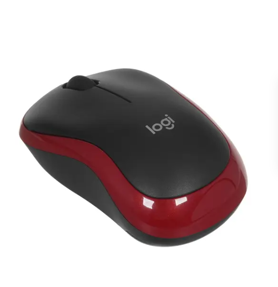 Мышь Logitech M185 red wireless USB (910-002633) фото