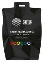 Пластик для ручки 3D Cactus CS-3D-PLA-7X10M PLA d1.75мм L10м 7цв. фото