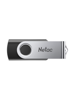 USB флеш-накопитель 64Gb Netac U505 чёрный/серебро USB 2.0 (NT03U505N-064G-20BK) фото