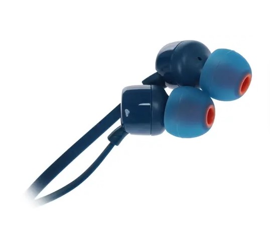 Наушники с микрофоном JBL T110 Синие фото