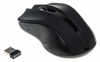 Мышь Oklick 615MW черный оптическая (1000dpi) беспроводная USB (2but) фото