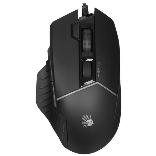 Мышь A4 Tech Bloody W95 Max черный оптическая (12000dpi) USB (6but) фото