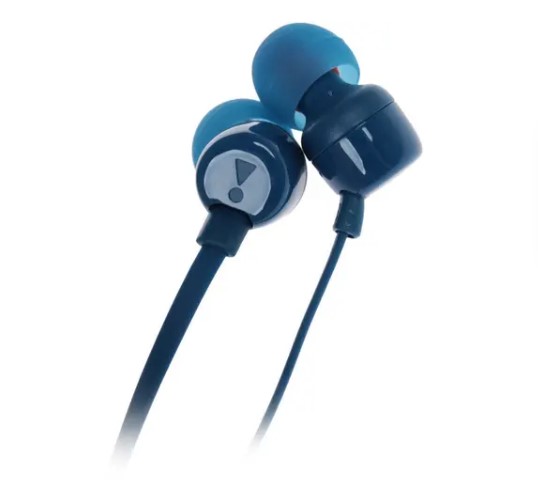 Наушники с микрофоном JBL T110 Синие фото