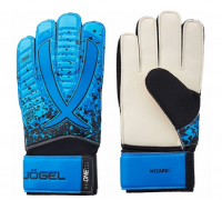 Перчатки вратарские Jögel ONE Wizard AL3 Flat, голубой (9) фото