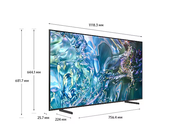 Телевизор QLED SAMSUNG 50" QE50Q60DAUXRU UltraHD/60Hz/DVB-T2/DVB-C/DVB-S2/USB/WiFi/Smart TV купить ЦИТ Телевизор QLED SAMSUNG 50" QE50Q60DAUXRU UltraHD/60Hz/DVB-T2/DVB-C/DVB-S2/USB/WiFi/Smart TV фото