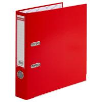 Папка-регистратор покрытие пластик, 50 мм, ПРОЧНАЯ,с уголком, BRAUBERG, красная, 226592 фото