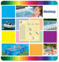 Ремонтный набор BESTWAY водостойкий, 10 шт., 62091 фото