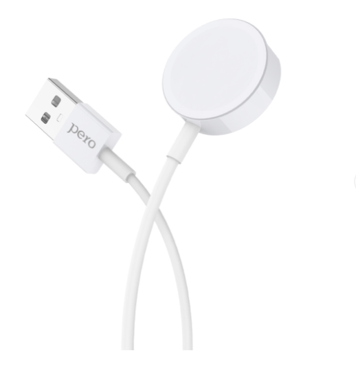 Беспроводное зарядное устройство магнитное PERO TC09 для Apple Watch магнитное фото