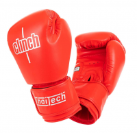 Перчатки боксерские Clinch Muay Thai красные (вес 12 унций) C170 фото