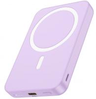 Аккумулятор внешний HOCO J109 Easy 5000mAh, MagSafe фиолетовый фото