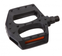 Педали HF-820, ось 9/16", пластик, черные, с катафотом Х54031 фото