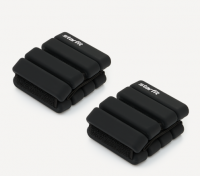 Утяжелители силиконовые STARFIT WT-601 1 кг, черный  фото