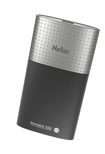 Внешний SSD накопитель Netac Z9 500Gb чёрный/серебро NT01Z9-500G-32BK фото