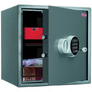 Сейф офисный (мебельн.) облегченн.констр.AIKO "Т40EL" (в400*ш400*г356мм;19кг), эл.замок, крепл.к пол фото