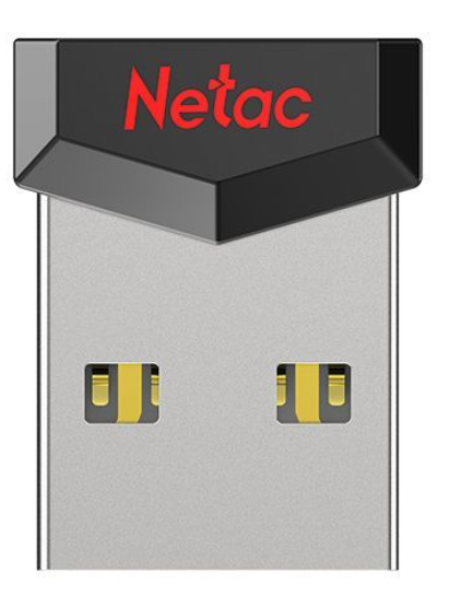 USB флеш-накопитель 16GB Netac UM81 чёрный металл USB 2.0 (NT03UM81N-016G-20BK) фото