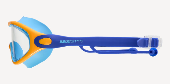 Очки-маска для плавания с берушами 25DEGREES Fusion Navy/Blue/Orange 25D25001, детский ЦБ-00005247 фото