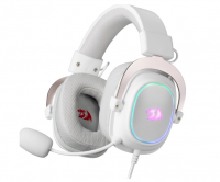 Игровые наушники с микрофоном REDRAGON Zeus X RGB белый  фото