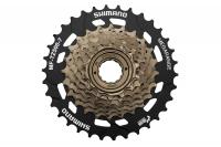 Трещётка Shimano Tourney TZ, TZ500, 7скоростей, 14-28T, черно-коричневая AMFTZ5007428 купить ЦИТ Трещётка Shimano Tourney TZ, TZ500, 7скоростей, 14-28T, черно-коричневая AMFTZ5007428 фото