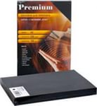 Обложки для переплёта Office Kit (СBKA400230) картон А4 Кожа, черные 230 г/м2, 100 шт фото
