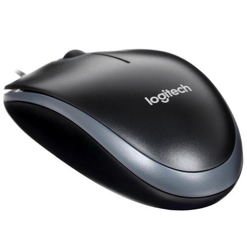 Мышь Logitech B100 (910-003357/910-006605) черный 800 USB (2кнопки) фото