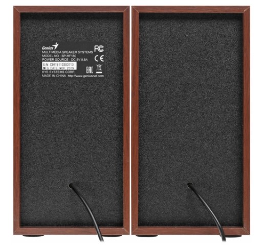 Колонки Genius SP-HF180 2.0 Wood фото