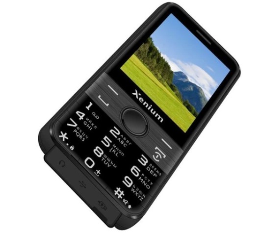 Мобильный телефон XENIUM X800 Black купить ЦИТ Мобильный телефон XENIUM X800 Black фото