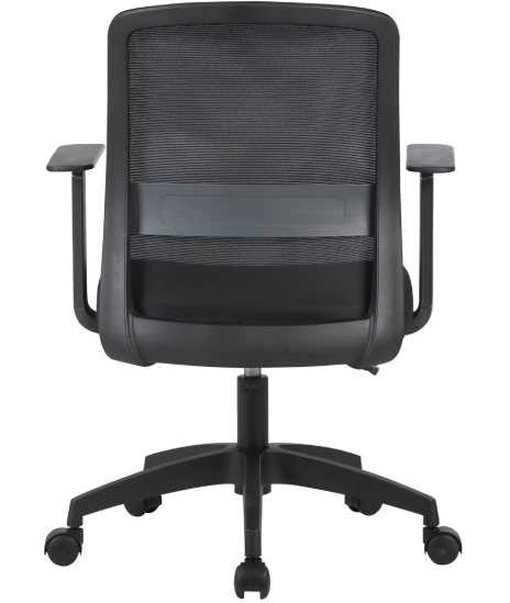Кресло Cactus CS-MC333-BK черный сиденье черный сетка/ткань низк.спин. крестов. пластик пластик черн фото