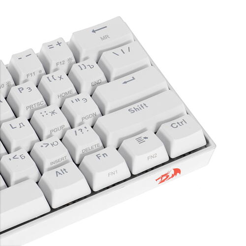 Клавиатура Redragon Draconic RGB bluetooth 5.0 White фото