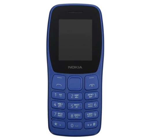 Телефон мобильный NOKIA 105 TA-1557 Dual SIM Blue  фото