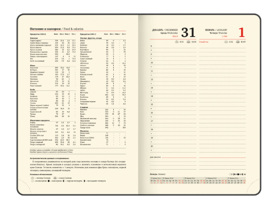 Ежедневник датированный 2026 А5 138x213мм BRAUBERG Comodo, под кожу, синий, 117050 фото