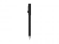 Ручка шариковая Berlingo "DoubleBlack" синяя, 0,7мм, игольчатый стержень фото