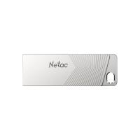 USB флеш-накопитель 128Gb Netac UM1 белый/серебро USB 3.2 (NT03UM1N-128G-32PN) фото
