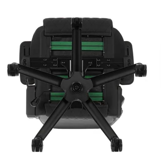 Кресло игровое Cactus CS-CHR-130 черный эко.кожа с подголов. крестов. сталь  фото