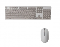 Комплект клавиатура + мышь Xiaomi Mi Wireless Keyboard and Mouse Combo (WXJS02YM) белый фото