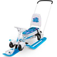 Снегокат Ника Тимка спорт 6 принт сиденья: с бабочками на темном ТС6/БТ фото