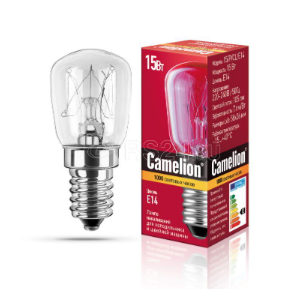 Лампа CAMELION (12116) 15/P/CL/E14 - для холодильников и швейных машин купить ЦИТ Лампа CAMELION (12116) 15/P/CL/E14 - для холодильников и швейных машин фото