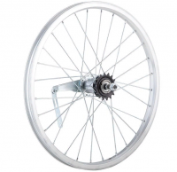 Колесо 20* заднее одинарное тормозная втулка, алюминий 20-F1-36тв-1 фото