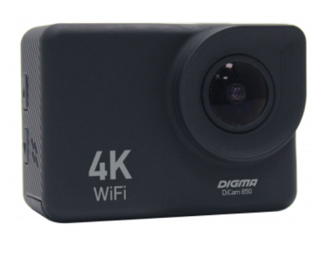 Экшн-камера Digma DiCam 850 серый DC850 фото
