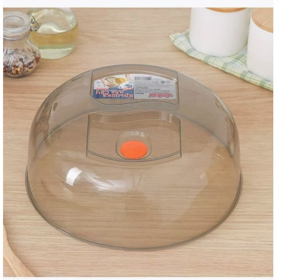 Крышка для СВЧ VIOLET 102601 D260мм с клапаном дымчатый купить ЦИТ Крышка для СВЧ VIOLET 102601 D260мм с клапаном дымчатый фото