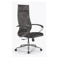 Кресло руководителя (офисное) ErgoLife Set L42 Bravo/подл.118/осн.Synchro 052 (Темно-серый 1F9.53.1. фото