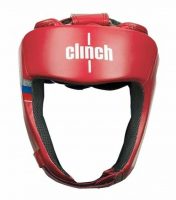 Шлем боксерский Clinch Olimp Dual красный (размер L) C113 фото