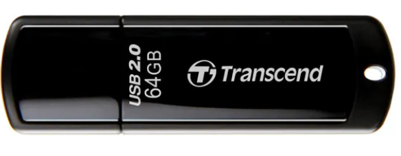 USB флеш-накопитель 64GB Transcend  JetFlash 350 чёрный USB 2.0 TS64GJF350 фото