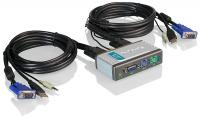 KVM-переключатель D-Link KVM-121 2-портовый KVM-переключатель PS/2 фото